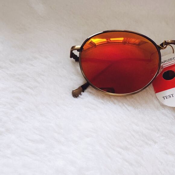 Blaine Bright Red Polarized Mirrored Sunglasses - Picture 2 of 14